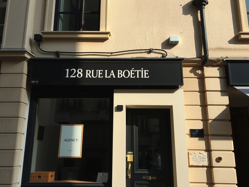 128 Rue La Boétie Atelier Entrance